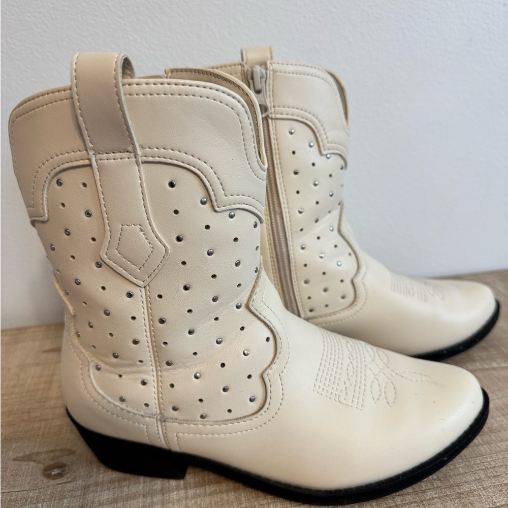 art class Cream Kids Boots